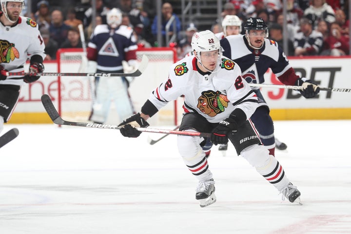 Moscow-born Nikita Zaitsev plays for the Chicago Blackhawks, who reportedly will not wear Pride Night jerseys due to security concerns arising from anti-LGBTQ laws in Russia.
