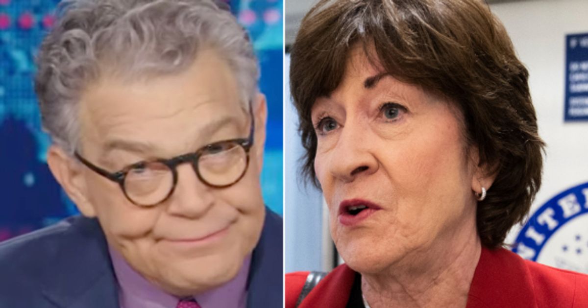 ‘Daily Show’ Guest Host Al Franken Gives Susan Collins Blunt Reminder Of Her Failure ‘Daily Show’ Guest Host Al Franken Gives Susan Collins Blunt Reminder Of Her Failure