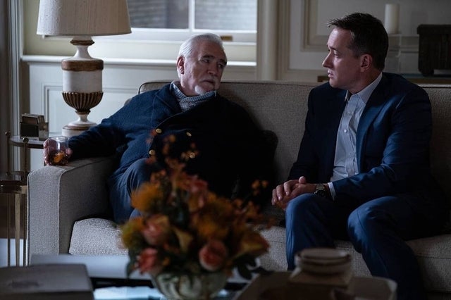 Brian Cox and Matthew Macfadyen in the Season 4 premiere.