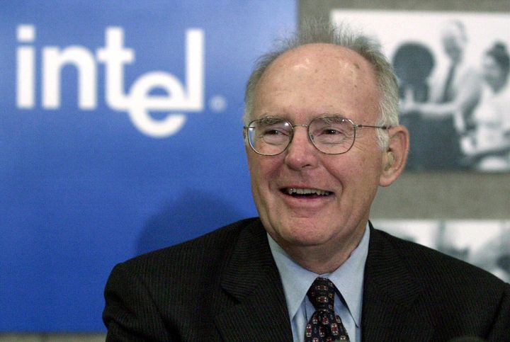 Gordon Moore died at his home in Hawaii.
