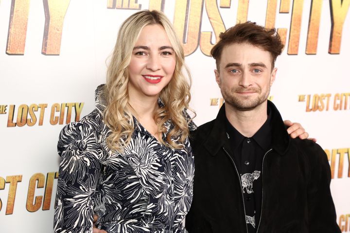 Erin Darke and Daniel Radcliffe at a screening of The Lost City last year