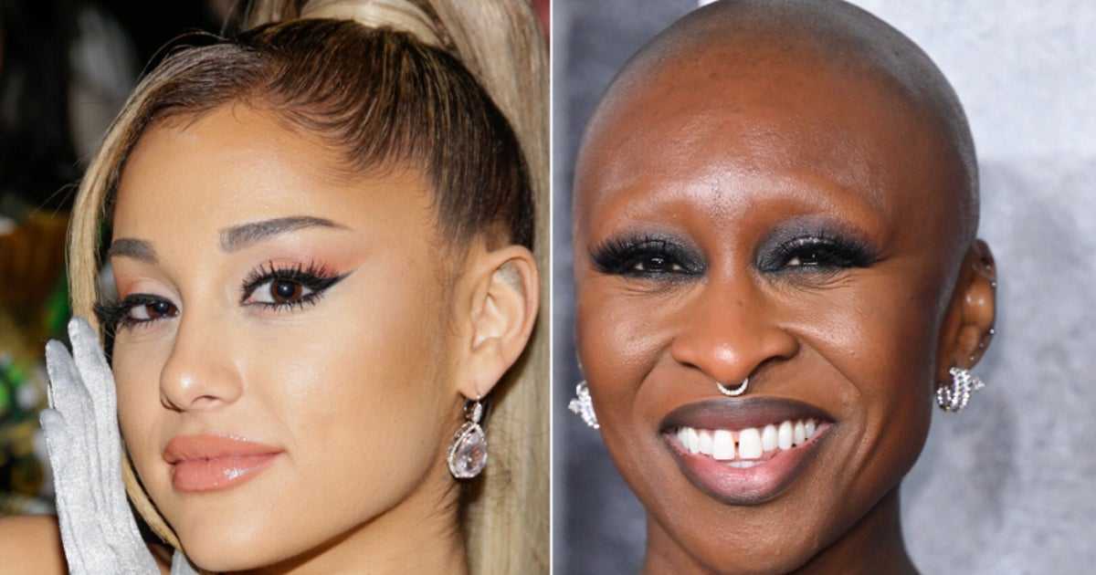 NextImg:Ariana Grande, Cynthia Erivo Reveal Their 'Wicked' Looks From Movie Set