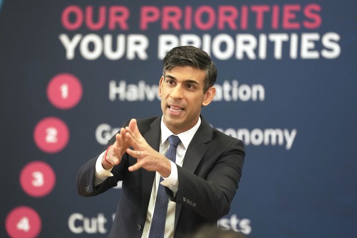 "Stopping the boats" is one of Rishi Sunak's five pledges to voters.