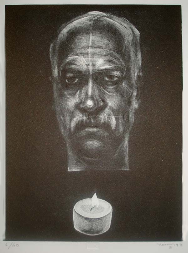 Χρόνης Μπότσογλου, Πρόσωπο + κερί, 1996