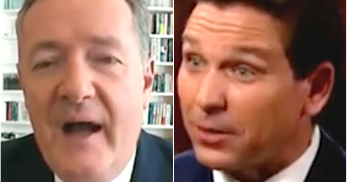 NextImg:Piers Morgan Is Basically Campaigning For Ron DeSantis On 'Fox And Friends'