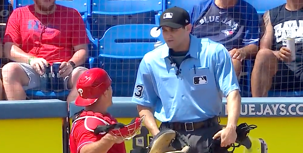 Phillies’ J.T. Realmuto Booted By Umpire In Weirdest Ejection You May Ever See