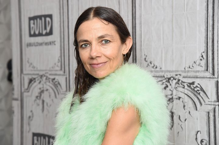 Actor and author Justine Bateman visits AOL's Build Series to discuss her book 'Fame: The Highjacking of Reality' on Oct. 10, 2018, in New York City.