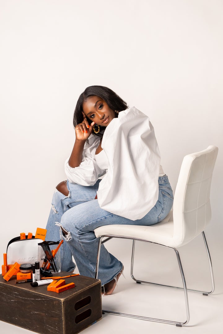 Diarrha N'Diaye-Mbaye with products from Ami Colé