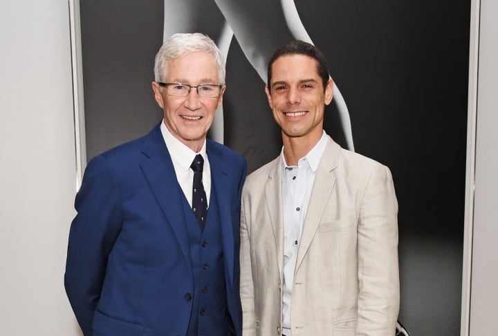 Paul O'Grady (L) and Andre Portasio 