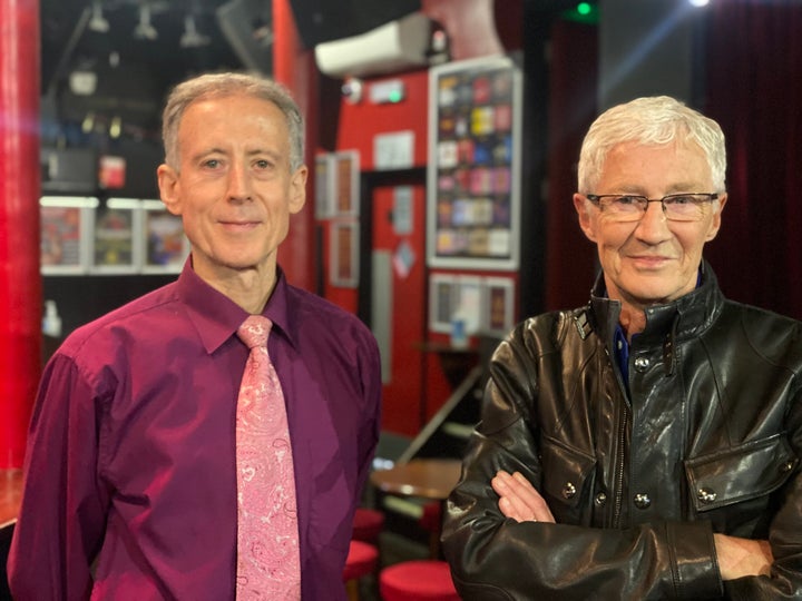 (L-R) Peter Tatchell and Paul O'Grady