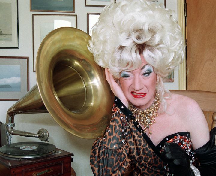 Paul O'Grady, as Lily Savage, pictured in 1993