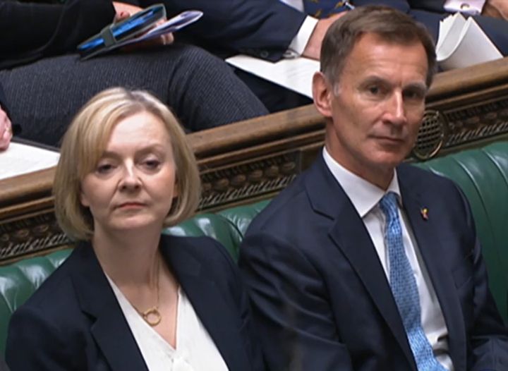 Liz Truss was forced to make Jeremy Hunt chancellor during her short-lived term as prime minister.