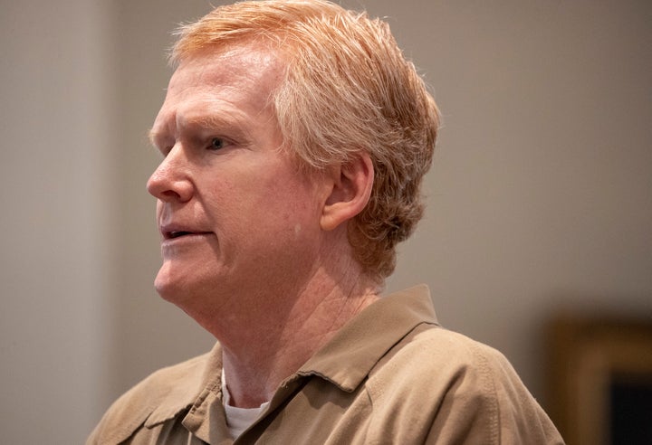 Alex Murdaugh appears at his sentencing hearing on March 3. The former attorney was sentenced to life in prison after his double murder conviction.