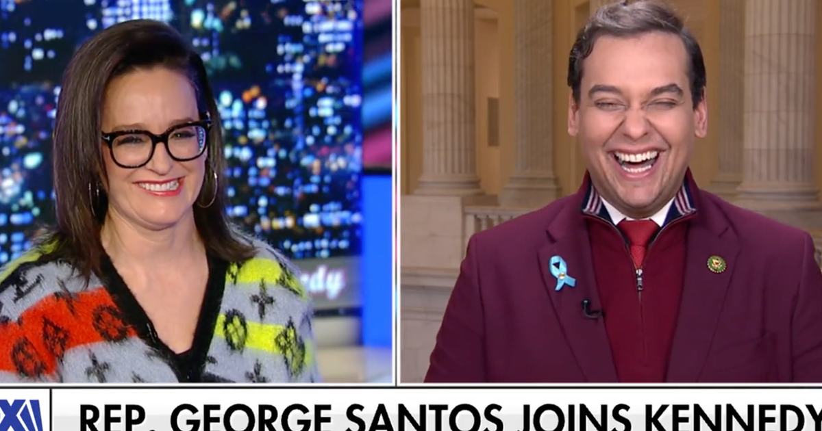 NextImg:Fox Host Calls George Santos A Liar To His Face, Tells Him To Stay In Congress Anyway