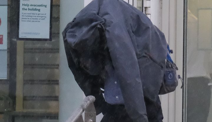 Timothy Schofield leaves Exeter Crown Court on Wednesday