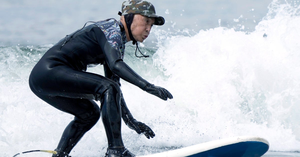 NextImg:Japanese Surfer, 89, Still Plans To Be Catching Waves At 100