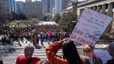 Protesters Call For Gun Reform At Tennessee State Capitol After Nashville Shooting