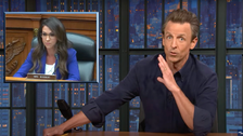 Seth Meyers Has A Theory About Lauren Boebert’s Bizarre Public Urination Fixation