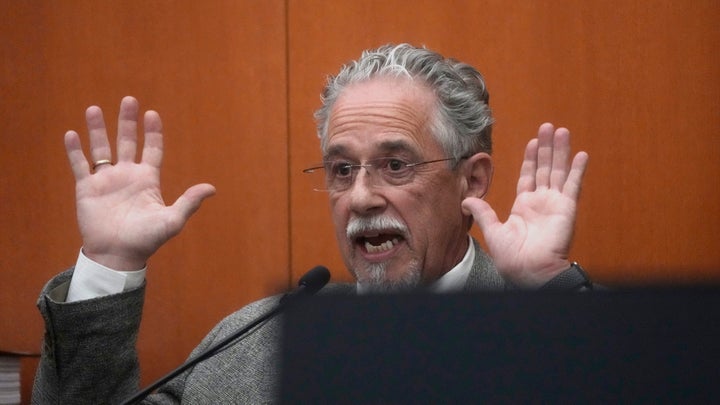 Terry Sanderson testifies during the court on March 29, 2023 in Park City, Utah. 