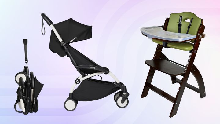Babyzen Yoyo2 stroller bundle and Abiie Beyond wooden high chair