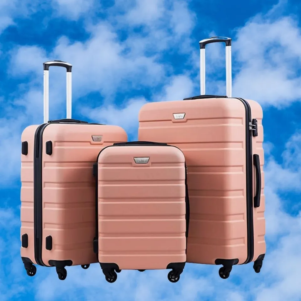 ITALIA 3-Piece Expandable Spinner Luggage Set 