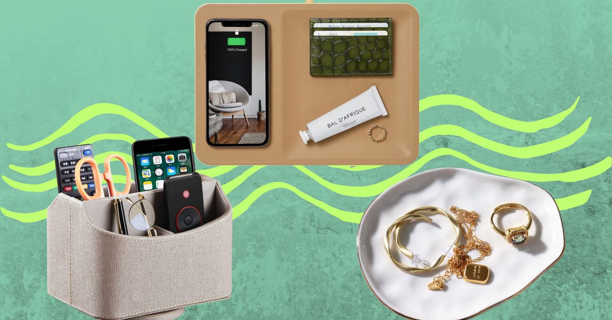 The Best Nightstand Organizers For Anyone Who's Unrepentantly Messy