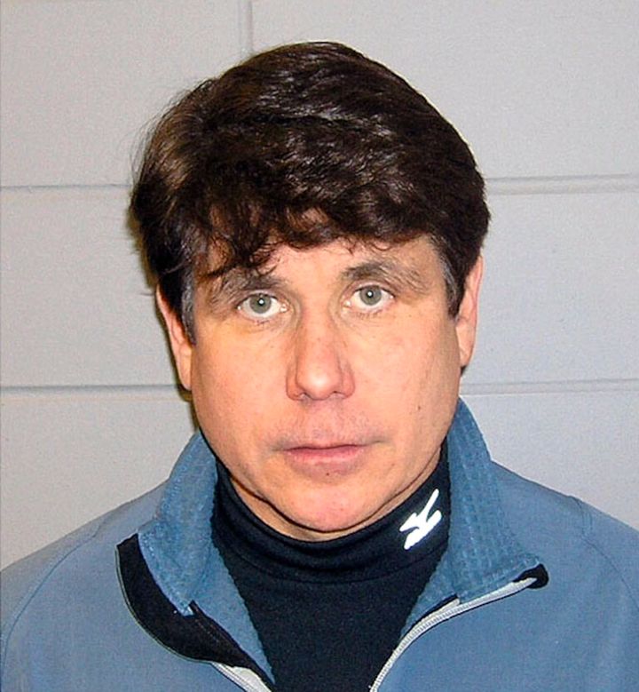 In this handout, American politician Rod Blagojevich in a mug shot following his arrest on corruption charges, US, 9th December 2008. (Photo by Kypros/Getty Images)
