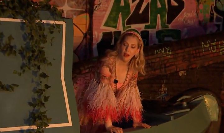 Katherine Ryan got stuck on a barge during the first episode of Late Night Lycett