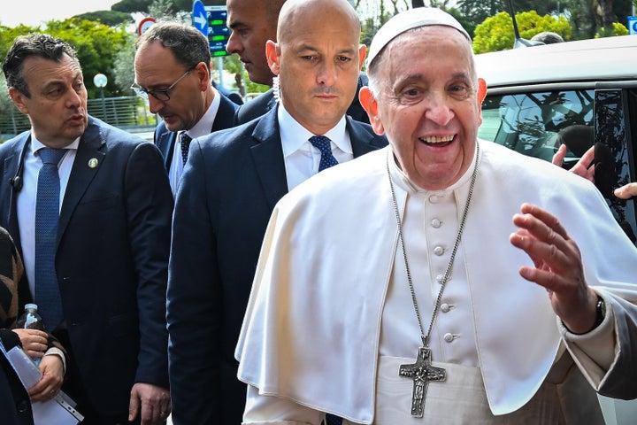 Pope Francis was discharged following treatment for bronchitis.