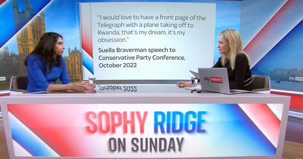 Photo of ‘Isn’t That A Bit Weird?’ Suella Braverman Clashes With Sophy Ridge Over Her Rwanda ‘Obsession’