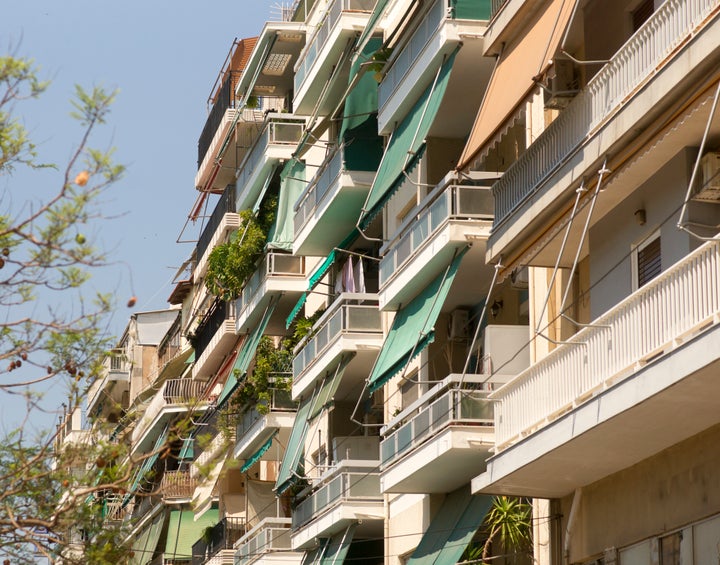 Athens, Greece - Apartment Building Or Block Of Flats Or Similar