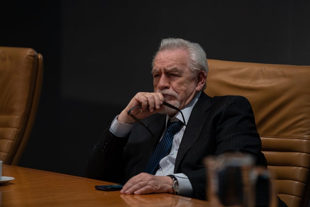 Brian Cox as Logan Roy in "Succession."