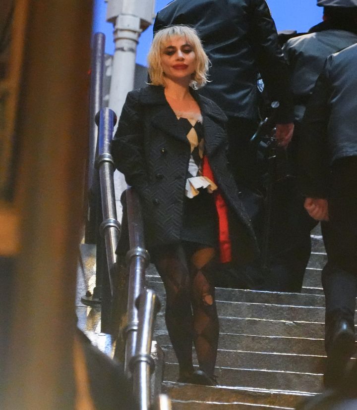 Η Lady Gaga στο γύρισμα, 2 Απριλίου 2023, Νέα Υόρκη (Photo by Gotham/GC Images)
