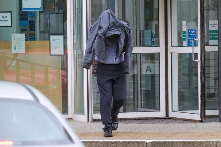 Timothy Schofield pictured outside Exeter Crown Court last week