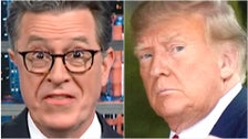 Stephen Colbert’s White-Power Zinger Of Trump In Prison Is A Keeper