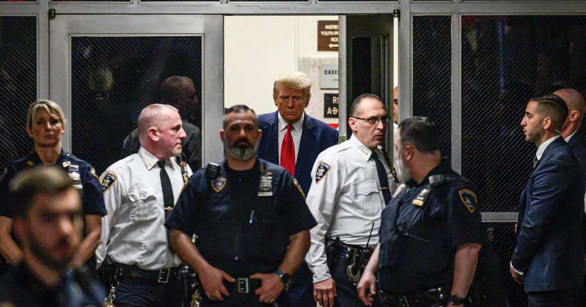 ‘Hurry For Symbolism!’: No-One Held The Courthouse Door Open For Trump