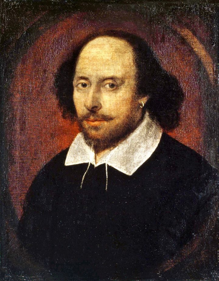 Πορτρέτο (μάλλον) του Σαίξπηρ που αποδίδεται στον Τζον Τέιλορ και χρονολογείται μεταξυ 1600 και 1610. (Photo by: Pictures from History/Universal Images Group via Getty Images)