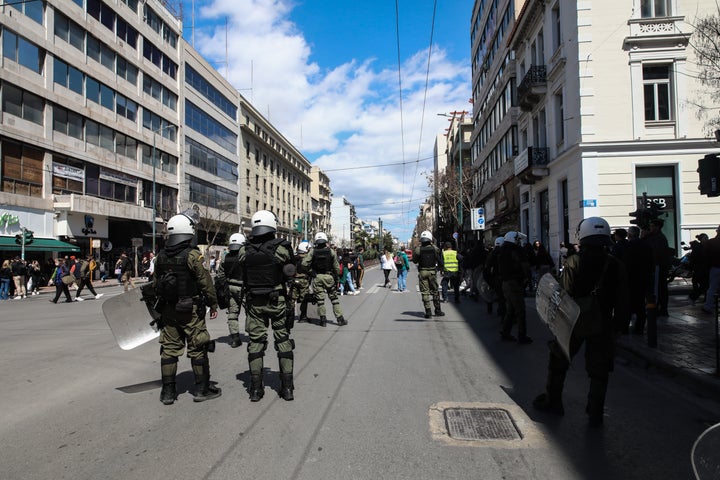 Ένταση έξω από το Οικονομικό Πανεπιστήμιο (ΑΣΣΟΕ), Τετάρτη 5 Απριλίου 2023