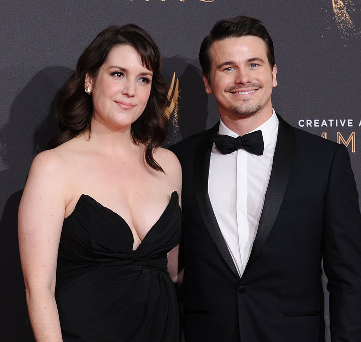 Lynskey and Ritter attend the 2017 Creative Arts Emmy Awards on Sept. 10, 2017, in Los Angeles.