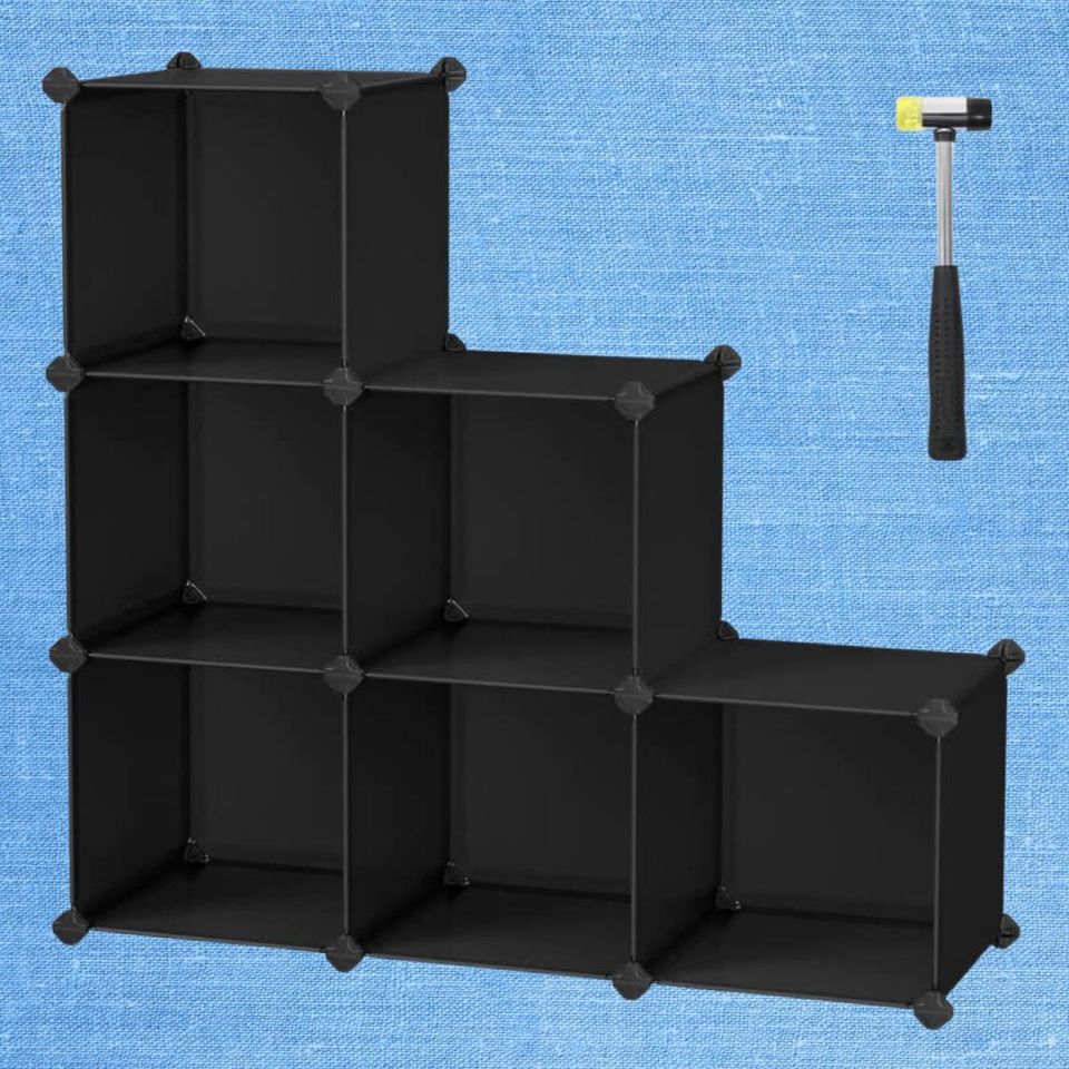 SONGMICS 6 Cube Storage Organizer with Tall Feet