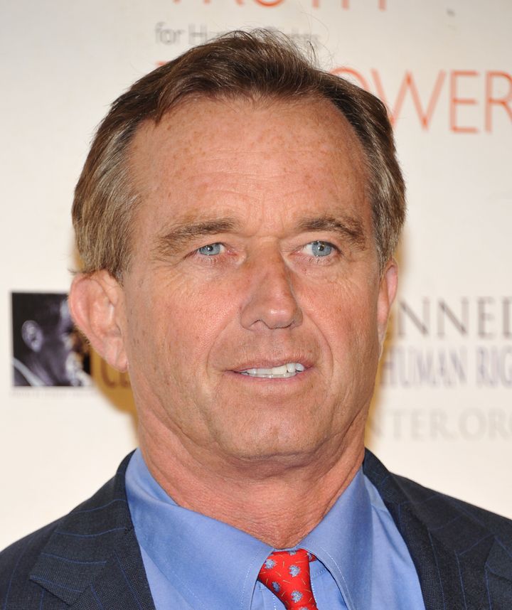 Democrat Robert F. Kennedy Jr., an anti-vaccine activist and scion of one of the country’s most famous political families, is running for president. (AP Photo/Evan Agostini)