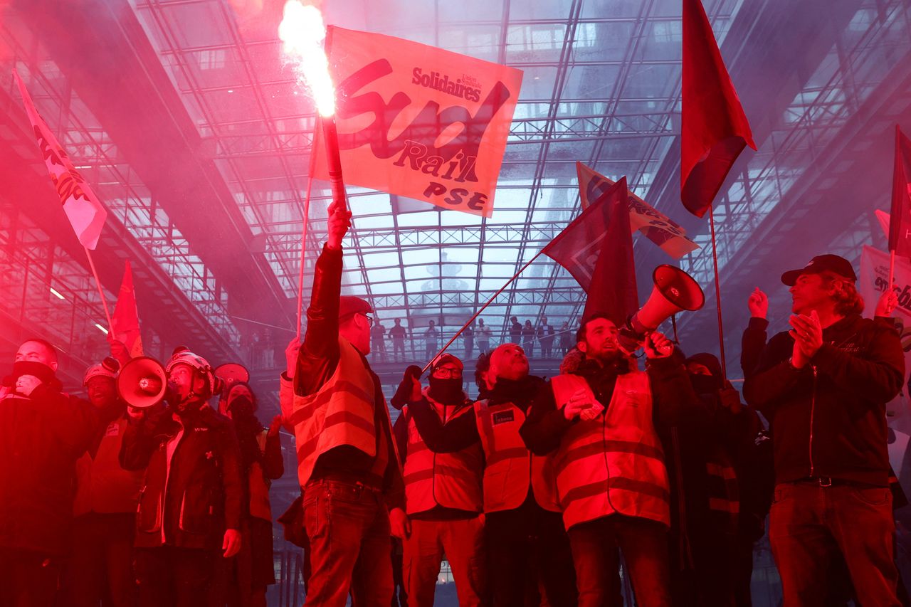 It is the 11th day of nationwide strikes and protests against the French government's pension reform plan.
