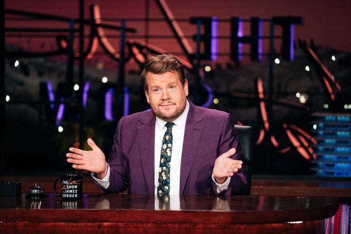 "The Late Late Show with James Corden" on October 8, 2020.