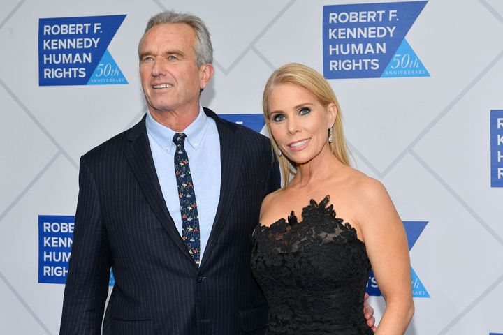 Robert F. Kennedy Jr. and actor Cheryl Hines attend the 2018 Robert F. Kennedy Human Rights' Ripple of Hope Awards in New York City. Their views on vaccines diverged.