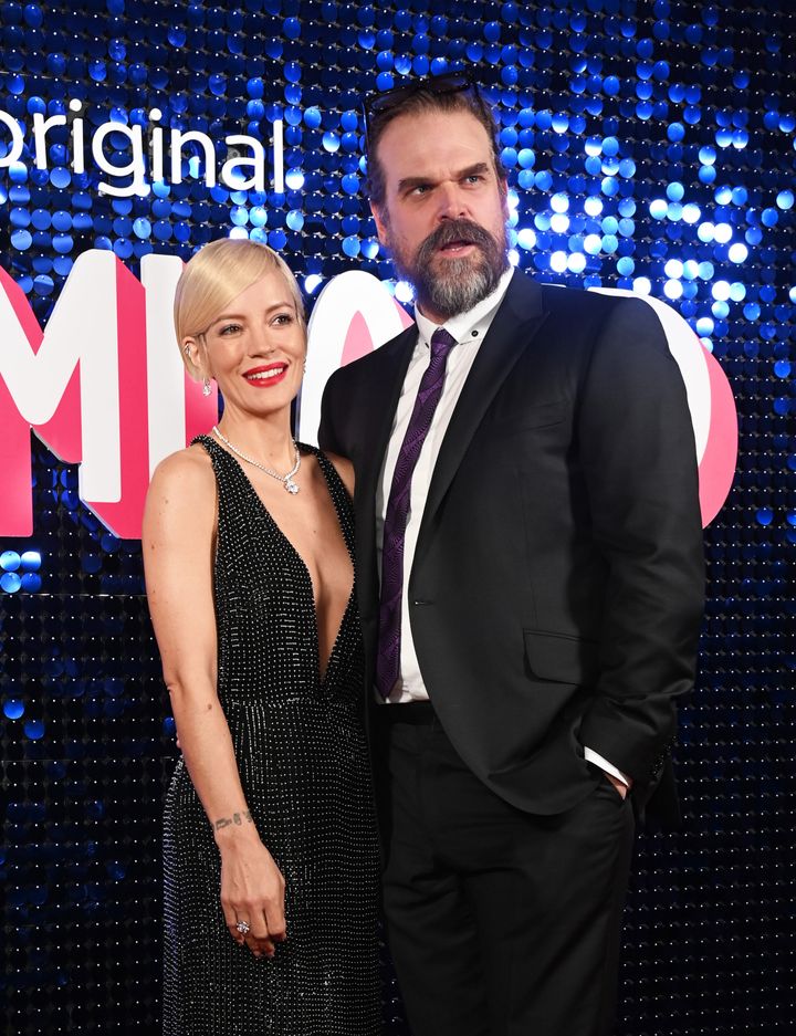 Lily Allen and David Harbour