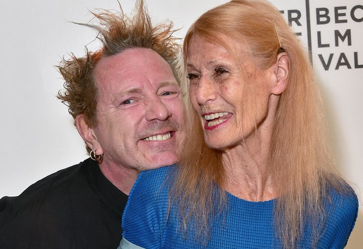 John Lydon and Nora Forster together in 2017