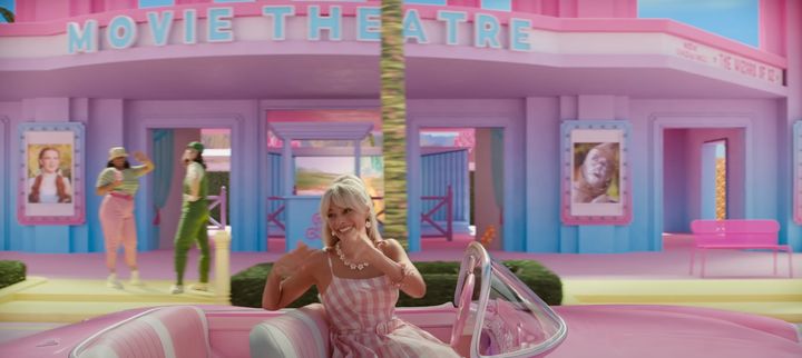 Margot Robbie in the Barbie trailer