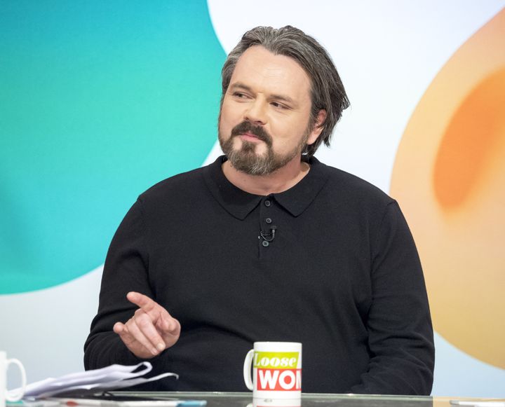 Paul Cattermole pictured during an appearance on Loose Women in 2018