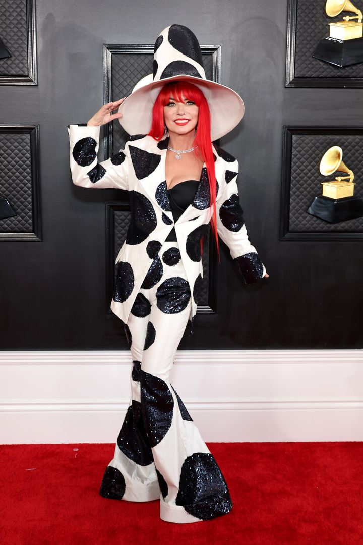Twain attends the 65th Grammy Awards on Feb. 5 in Los Angeles, California.