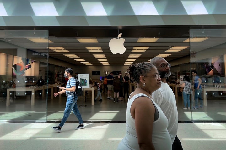 The Apple Store in Towson, pictured above, was the first of the company's locations to unionize.